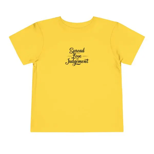 Toddler Short Sleeve Tee Spread Love Not Judgement TM - Image 9