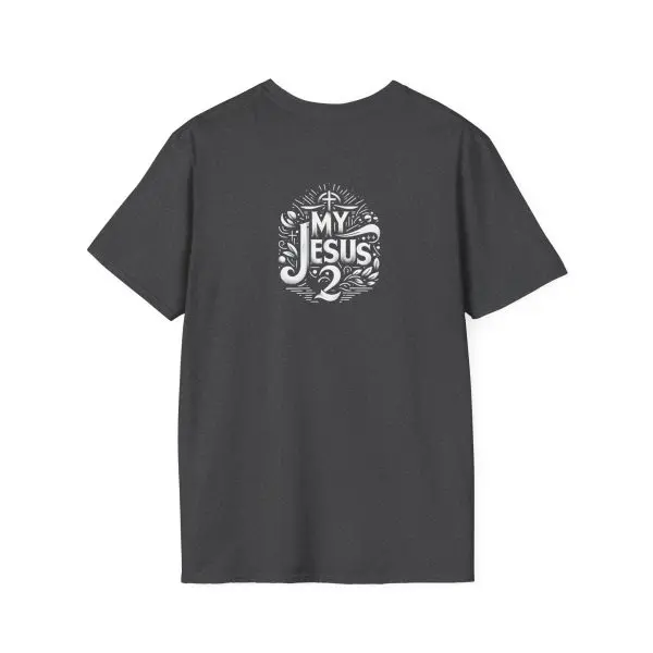 My Jesus 2 w/ Picture On Back Unisex Softstyle T-Shirt TM - Image 12