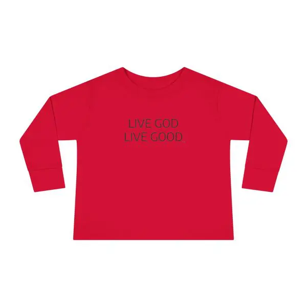 LIVE GOD LIVE GOOD Toddler Long Sleeve Tee TM - Image 13