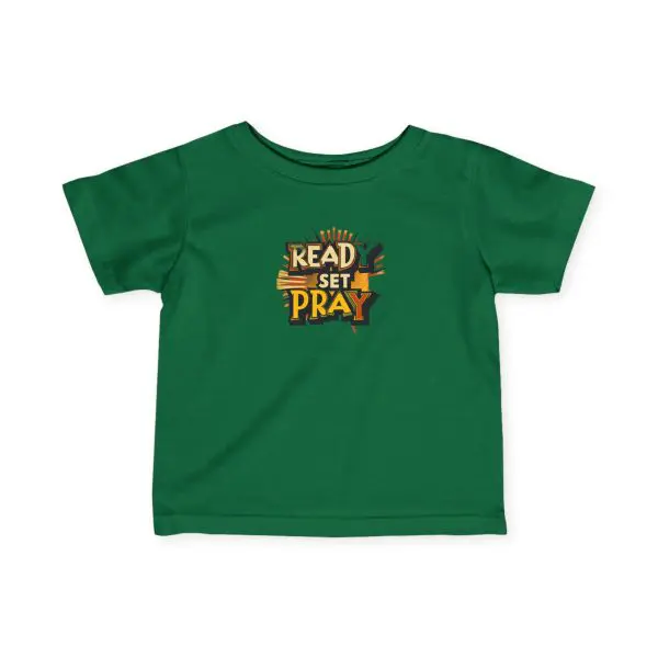 Infant Fine Jersey Tee READY SET PRAY TM - Image 7