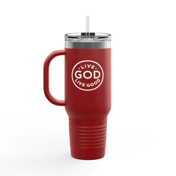 Insulated Travel Mug, 40oz LIVE GOD LIVE GOOD TM - Image 3