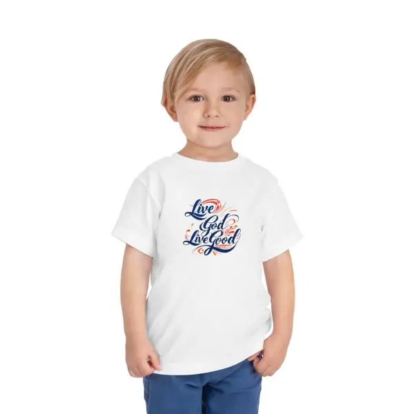LIVE GOD LIVE GOOD Toddler Short Sleeve Tee TM - Image 8