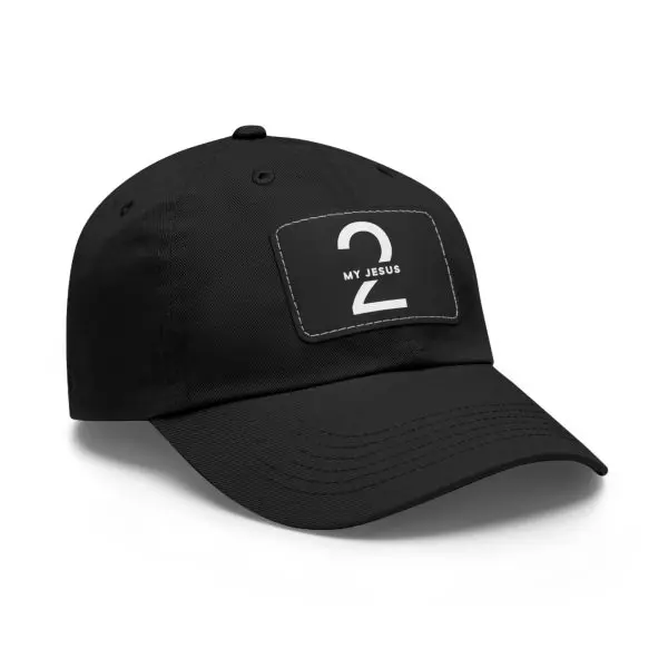 Hat with Leather Patch (Rectangle) My Jesus 2 TM - Image 6