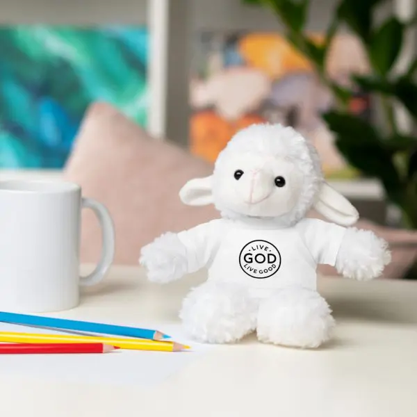 A Stuffed Animal with Tee LIVE GOD LIVE GOOD TM - Image 96