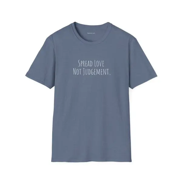 Spread Love Not Judgement Unisex Softstyle T-Shirt TM - Image 11