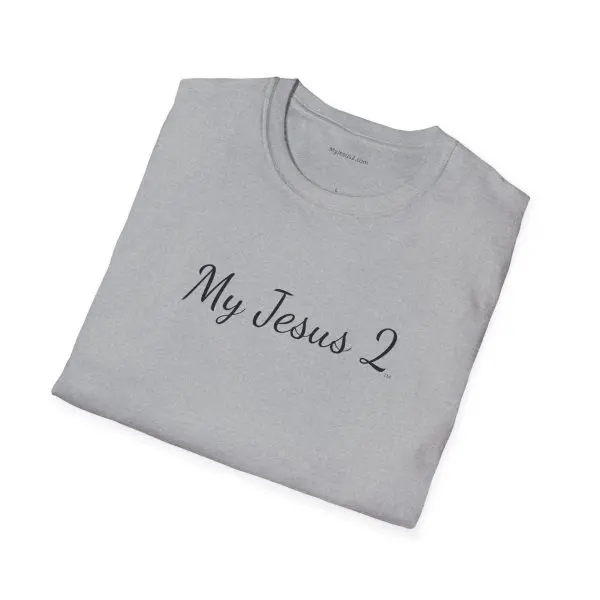 My Jesus 2 Unisex Softstyle T-Shirt Black Letters TM - Image 6