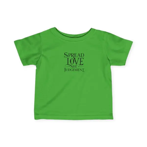 Infant Fine Jersey Tee Spread Love Not Judgement TM - Image 13