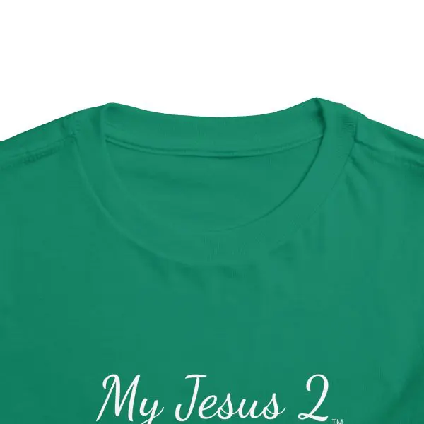 My Jesus 2 Toddler Short Sleeve Tee White Letters TM - Image 12