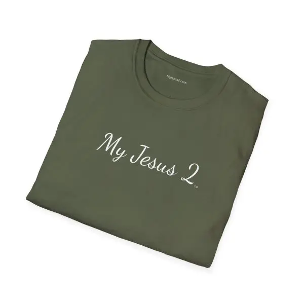 My Jesus 2 Unisex Softstyle T-Shirt White Letters TM - Image 6