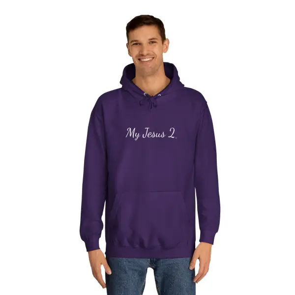 Unisex College Hoodie My Jesus 2 TM - Image 14