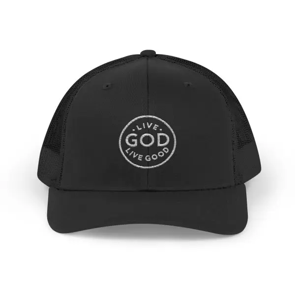 A Hat Snapback Trucker Cap LIVE GOD LIVE GOOD TM - Image 5