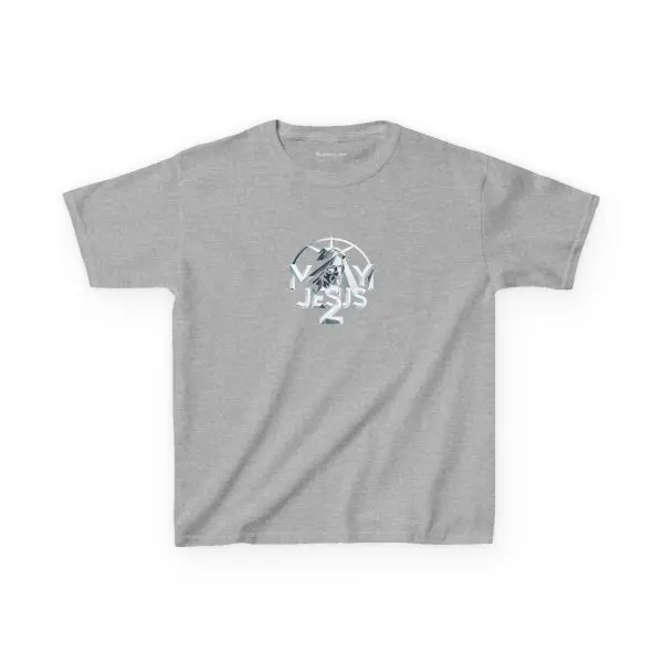 Kids Heavy Cotton Tee My Jesus 2 TM - Image 5