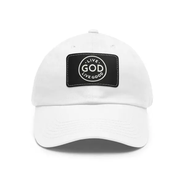 A Hat with Leather Patch (Rectangle) LIVE GOD LIVE GOOD TM - Image 17