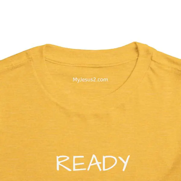 READY SET PRAY Toddler Short Sleeve Tee White Letters TM - Image 12