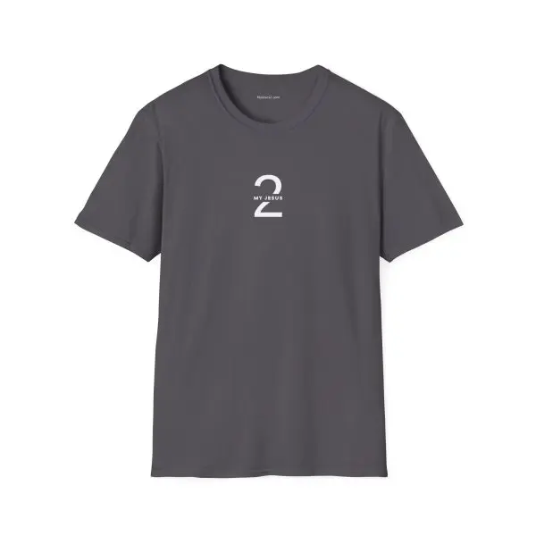 My Jesus 2 Front & Back Logo Unisex Softstyle T-Shirt TM - Image 7