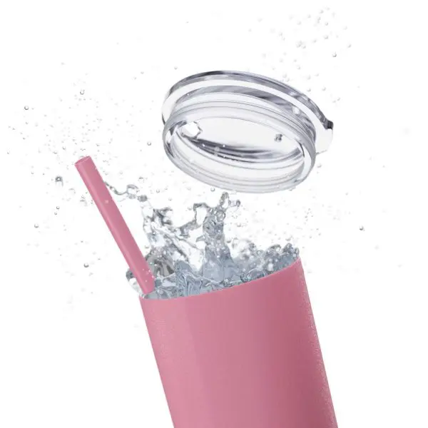 Cup Skinny Tumbler with Straw, 20oz My Jesus 2 TM - Image 36