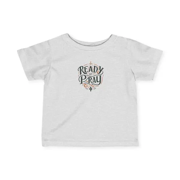 Infant Fine Jersey Tee READY SET PRAY TM - Image 4