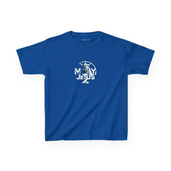 Kids Heavy Cotton Tee My Jesus 2 TM - Image 9