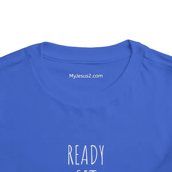 READY SET PRAY Toddler Short Sleeve Tee White Letters TM - Image 11