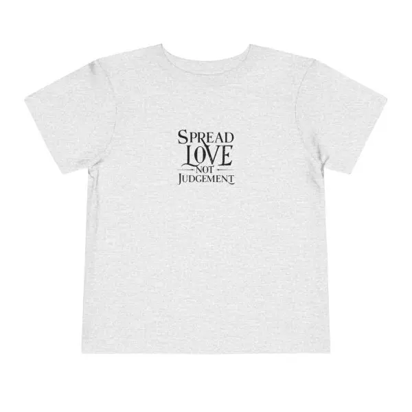Toddler Short Sleeve Tee Spread Love Not Judgement TM - Image 6