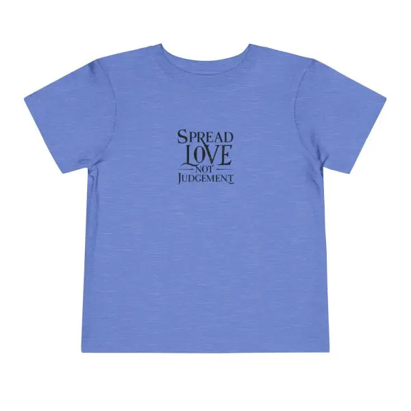 Toddler Short Sleeve Tee Spread Love Not Judgement TM - Image 7