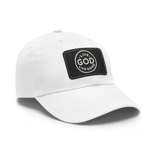 A Hat with Leather Patch (Rectangle) LIVE GOD LIVE GOOD TM - Image 18