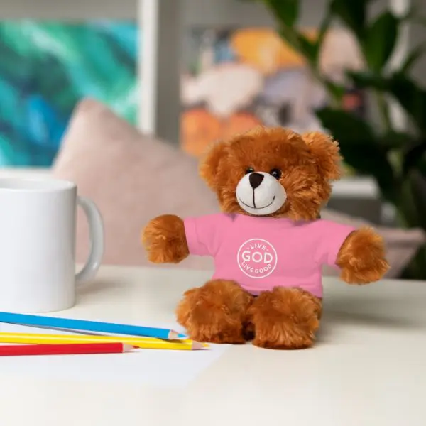 A Stuffed Animal with Tee LIVE GOD LIVE GOOD TM - Image 74