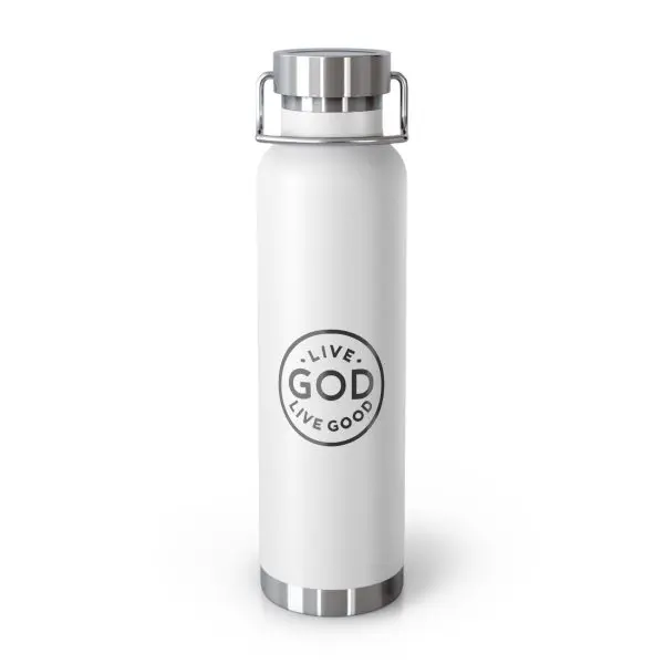 Copper Vacuum Insulated Bottle, 22oz LIVE GOD LIVE GOOD TM - Image 4