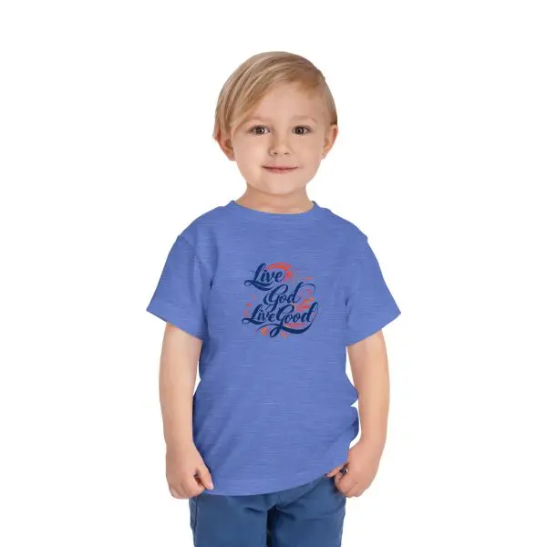 LIVE GOD LIVE GOOD Toddler Short Sleeve Tee TM - Image 2