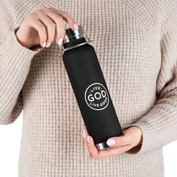 Copper Vacuum Insulated Bottle, 22oz LIVE GOD LIVE GOOD TM - Image 2