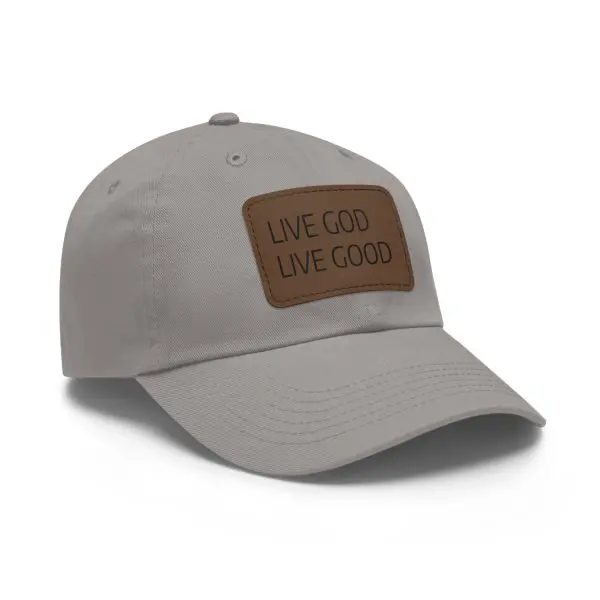 A Hat with Leather Patch (Rectangle) LIVE GOD LIVE GOOD TM - Image 26