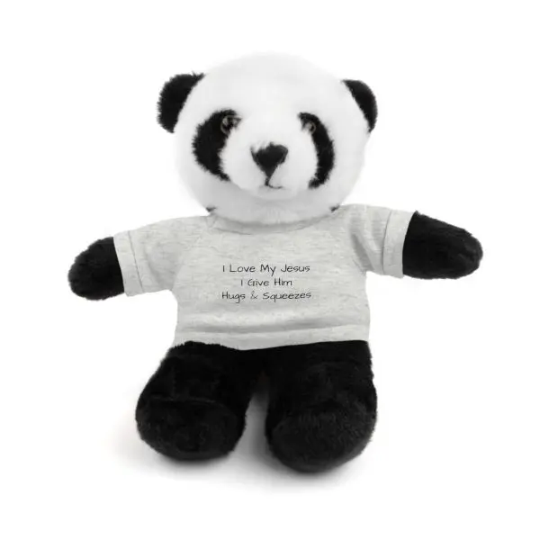 A Stuffed Animal with Tee I Love My Jesus I Give Him Hugs & Squeezes TM - Image 85