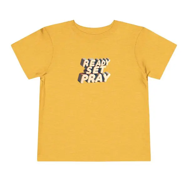 Toddler Short Sleeve Tee READY SET PRAY TM - Image 13