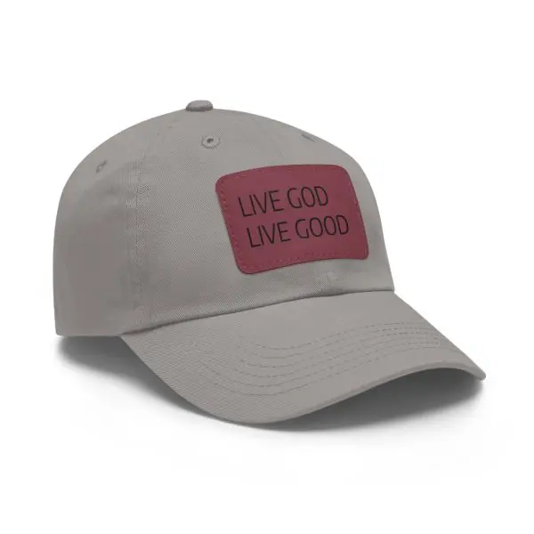 A Hat with Leather Patch (Rectangle) LIVE GOD LIVE GOOD TM - Image 30