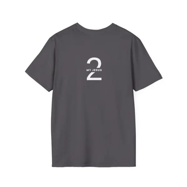 My Jesus 2 Front & Back Logo Unisex Softstyle T-Shirt TM - Image 8