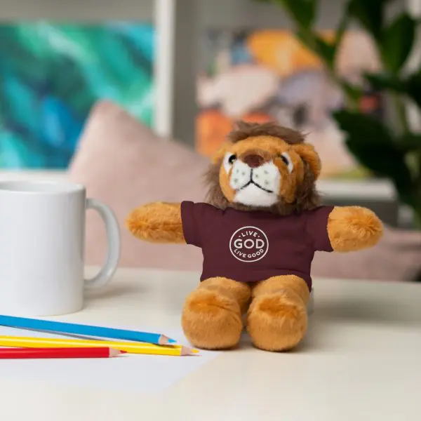 A Stuffed Animal with Tee LIVE GOD LIVE GOOD TM - Image 44