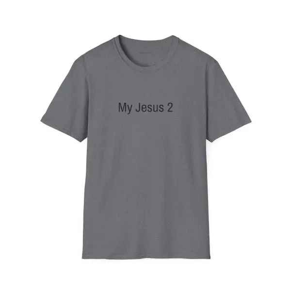 My Jesus 2 Unisex Softstyle T-Shirt Black Letters TM - Image 17