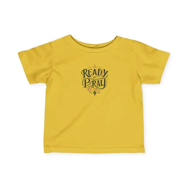 Infant Fine Jersey Tee READY SET PRAY TM - Image 6
