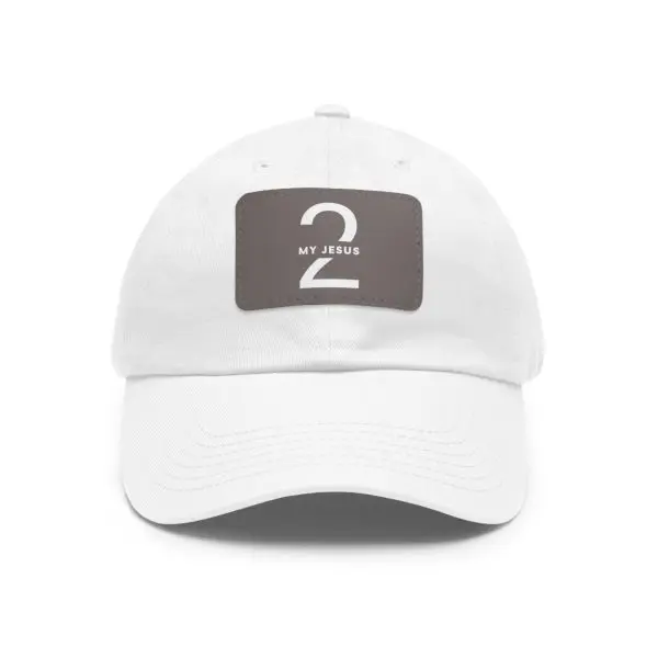 Hat with Leather Patch (Rectangle) My Jesus 2 TM - Image 25