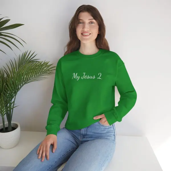 Unisex Heavy Blend Crewneck Sweatshirt My Jesus 2 TM - Image 15