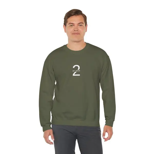 Unisex Heavy Blend Crewneck Sweatshirt My Jesus 2 TM - Image 11