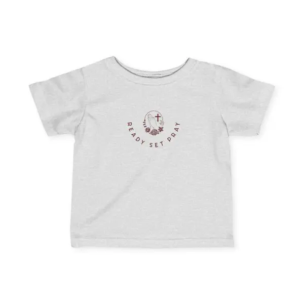 Infant Fine Jersey Tee READY SET PRAY TM - Image 7
