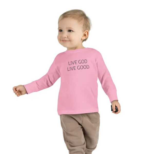 LIVE GOD LIVE GOOD Toddler Long Sleeve Tee TM - Image 11