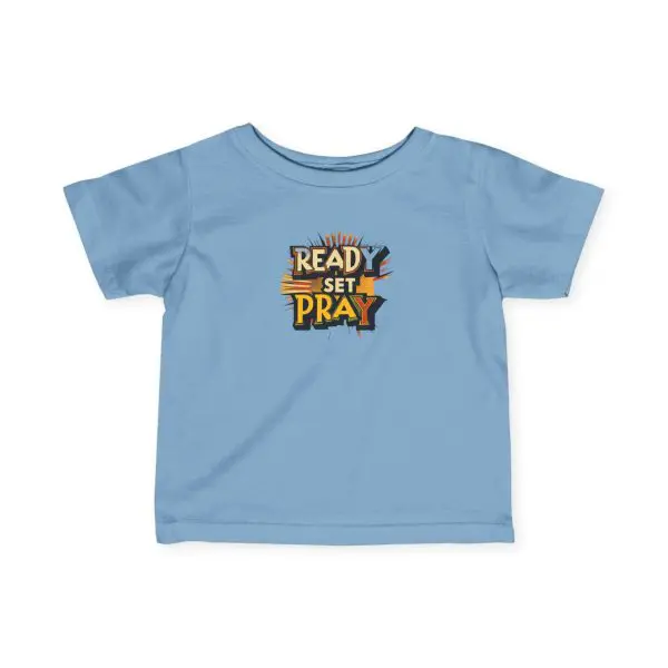 Infant Fine Jersey Tee READY SET PRAY TM - Image 9
