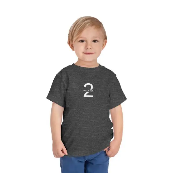 My Jesus 2 Logo Toddler Short Sleeve Tee TM - Image 2