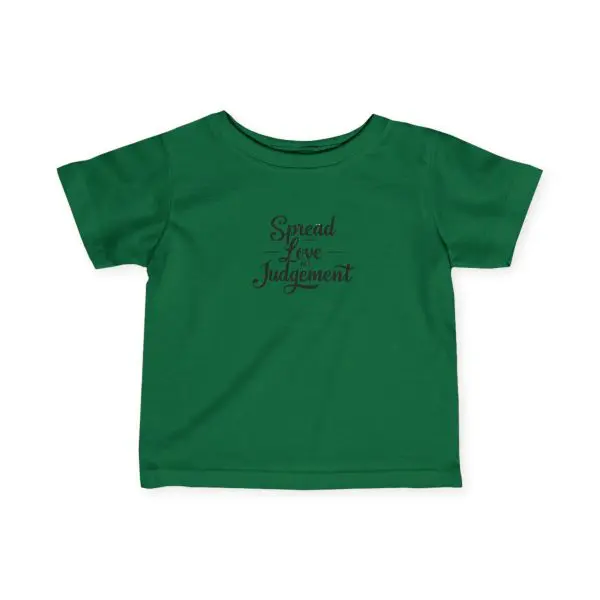 Infant Fine Jersey Tee Spread Love Not Judgement TM - Image 7