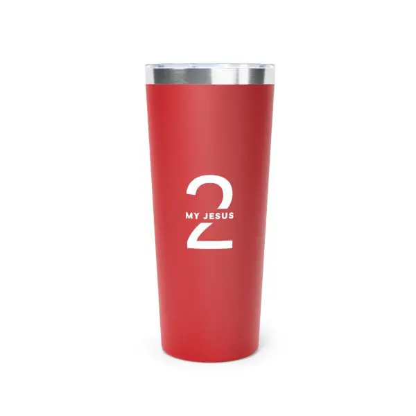 Copper Vacuum Insulated Tumbler, 22oz My Jesus 2 TM - Image 3