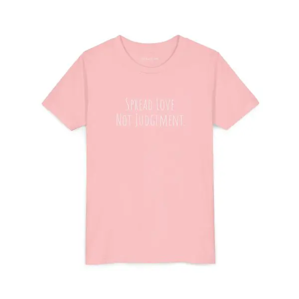Spread Love Not Judgement Youth Short Sleeve Tee TM - Image 4