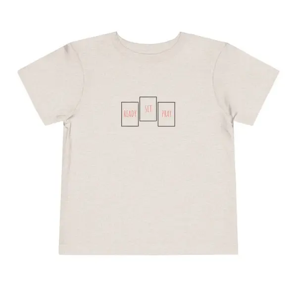 Toddler Short Sleeve Tee READY SET PRAY TM - Image 3