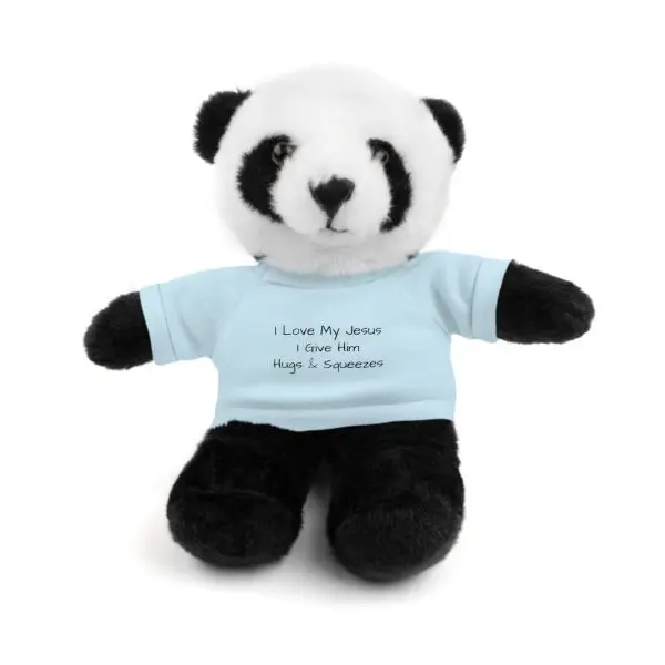 A Stuffed Animal with Tee I Love My Jesus I Give Him Hugs & Squeezes TM - Image 34